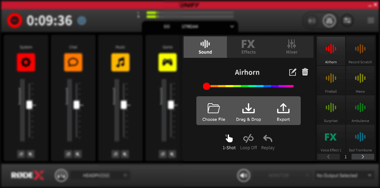 Loading a new sound on to the pad in UNIFY